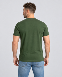 Comfortable Regular Fit Lightweight Woven <b>Wool</b> Men's T-<b>Shirts</b> Blank Letter Anti-Wrinkle Breathable Silk Screen Printed Short - Product Image 5