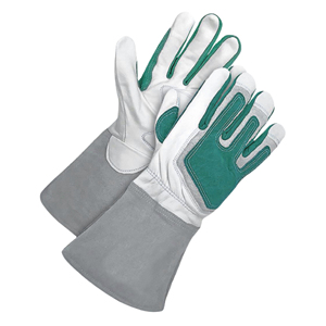 Guantes de Soldadura de Piel de Vaca con Logotipo Personalizado, Resistentes al Calor y Cómodos, Guantes de Trabajo Blancos para Soldadura TIG/MIG - Product Image 2