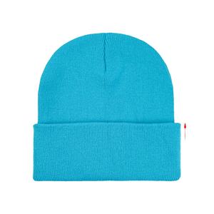 Gorros Unisex logotipo personalizado bordado tejido sólido Beanie logotipo personalizado invierno cálido sombrero acrílico puños cálidos sombreros de invierno 2025 - Product Image 2