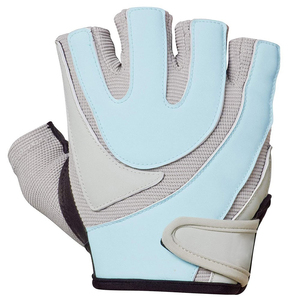 Gants de sport professionnels en cuir à demi-doigts, antidérapants, résistants à l'usure, avec fermeture auto-agrippante, respirants, pour l'haltérophilie et l'entraînement des adultes - Product Image 5