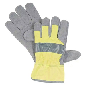 Top Grade Heavy Duty Canadian Rigger Gloves Excellent Cowhide Split Leather Industrial Safety Gloves for Hand <b>Arm</b> Protection - Product Image 6