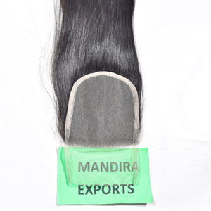 100% cheveux de vison indiens bruts vierges non transformés 5*5 Hd fermeture cuticule droite alignée vendeur naturel cheveux humains disponibles - Product Image 1
