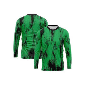 Camiseta deportiva profesional de sublimación de manga larga de secado rápido, ropa atlética con estilo único y la mejor calidad. - Product Image 1