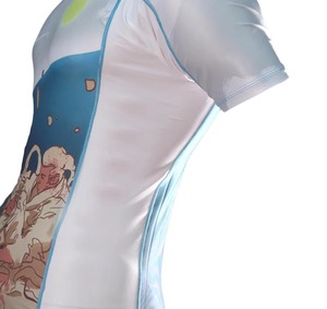 เสื้อรัดกล้ามเนื้อ MMA คุณภาพสูงสำหรับผู้ชาย พิมพ์ลายแบบซับลิเมชั่นตามสั่ง ระบายอากาศได้ดี แขนสั้น ขายส่งจากโรงงาน - Product Image 5