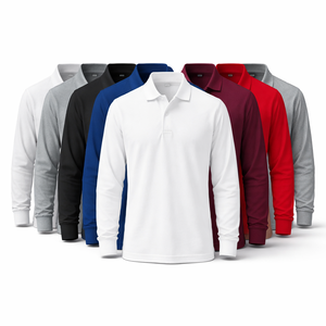Camisetas Polo de Manga Larga al por Mayor para Hombre - Pedidos Personalizados OEM en Grandes Cantidades Directamente del Fabricante - Product Image 1