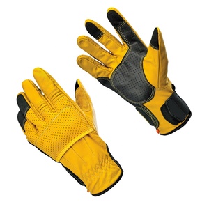 Gants de moto en cuir à doigts entiers au design unique ZYDAR SPORTS, unisexes, coupe-vent et imperméables - Product Image 1