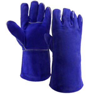 CAPTAIN INDUSTRY CI-WG-107 Gants de soudage en cuir de vachette fabriqués sur mesure en usine, antidérapants, imperméables, protection UV, logo personnalisé - Product Image 2