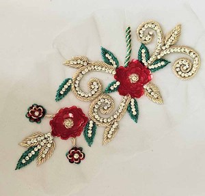 Apliques de Lentejuelas de Alta Demanda para Ropa, Accesorios Hechos a Mano, Bordados, Motivos Florales, Parches de Tela para Coser en Oferta - Product Image 1