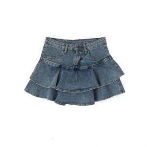 Women Denim Shorts High Rise Blue Jean Shorts Casual Summer Short Pants Soft Stretch Ladies Fashion Denim Wear - Product Image 1