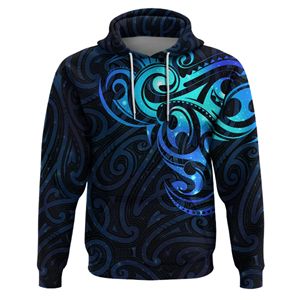 Vente en gros de sweats à capuche personnalisés avec design sublimé, style îles du Pacifique, vêtements de sport hawaïens, impression intégrale personnalisée, sweat à capuche polynésien - Product Image 1