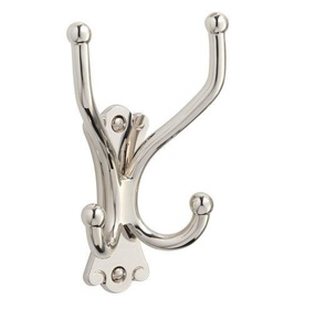 Functional aluminum wall <b>hooks</b> for modern interiors offering efficient storage convenience with durable craftsmanship - Product Image 1