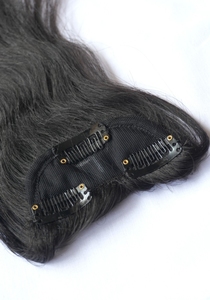 Extensions de cheveux naturels indiens Remy pour femmes, 100% cheveux humains, longues, en patch - Product Image 2