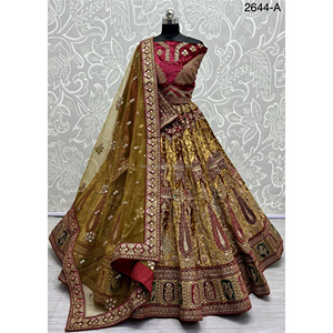 Nupcial Indio Desgaste Terciopelo Colecciones Para Novia Con Zarkhan Trabajo Por Fabzone - Product Image 2