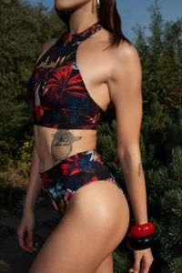 Tenue de pole dance professionnelle pour femmes 2026 – Col montant, légère, respirante, extensible, pour entraînement et performance – Service OEM personnalisé - Product Image 3