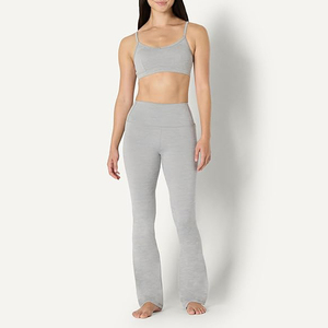 Light Heather Grey Seamless Womens Bralette Sports <b>Bra</b> <b>Thin</b> <b>Strap</b> Low Support Yoga Tops Wholesalers - Product Image 5