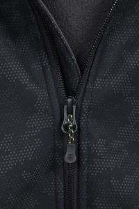 Veste à capuche noire personnalisée PURE avec impression par sublimation, veste en jean imprimée pour homme avec poche, 100% coton, meilleur produit par AKO - Product Image 5