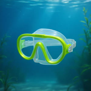 Maschera da Nuoto Intex Aqua Junior in Policarbonato per Bambini 8+ Anni, Antiappannamento, Doppia Lente, Maschera Subacquea per Bambini - Product Image 3