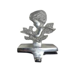 Hot Sale Silver Plated Christmas <b>Stocking</b> <b>Holder</b> Hook Hanger For Fireplace Mantle Shelf Home Decor Stock <b>Holder</b> - Product Image 1