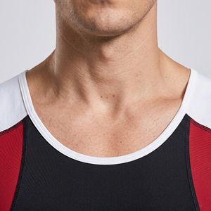 Uniforme de Rame Personnalisé pour Hommes en Maille avec Impression par Sublimation, Ensemble de Sport OEM pour Hommes, Tenue de Rame Sans Manches pour Hommes, Uniforme de Compétition de Rame - Product Image 5