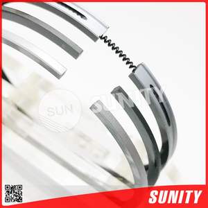TAIWAN SUNITY qualité assurée ISO9001 72mm diamètre ZB500 segments de piston pour moteur d'excavatrice Kubota - Product Image 3