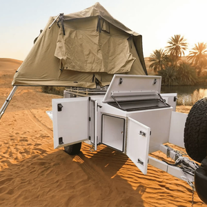 Remorque de camping pliable tout-terrain avec tente de toit : <span class=keywords><strong>Caravane</strong></span> de voyage compacte 4x4 de luxe à vendre - Product Image 1