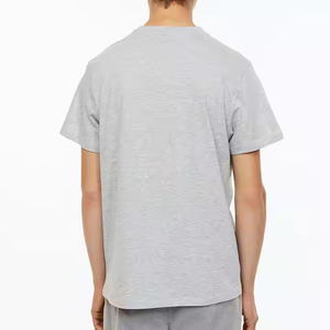 Camisetas de Hombre de Alta Calidad 100% Algodón, con Logotipo Personalizado, Cuello Redondo, Corte Normal, Ajuste Slim, Opciones de Tallas Grandes, Diseño Liso - Product Image 6