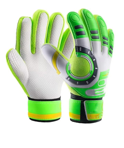 ถุงมือผู้รักษาประตูลดราคาพิเศษ คุณภาพระดับมืออาชีพ ป้องกันอย่างดี ผลิตจากยางลาเท็กซ์ ถักด้วยไนลอน สำหรับฟุตบอล - Product Image 1