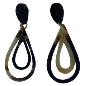 Pendientes de Cuerno Natural de Alta Calidad, Forma Personalizada, para Boda, Artesanía Natural - Product Image 6