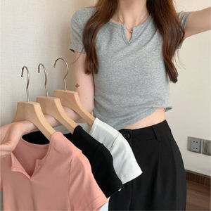 Shorts de Alta Calidad al por Mayor para Mujer, Diseño Veraniego, Camiseta de Manga Corta para Mujer, Ropa Nueva 2024 - Product Image 2