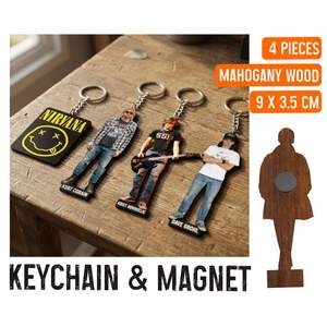 PAQUETE DE MERCHANDISE NIRVANA: LLAVERO, PLATO DE VIDRIO Y CAJA DE COLORES ARTESANALES - Product Image 3