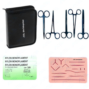 Veterinary Surgical Training <b>Kit</b> Reusable Body Skin Complete Surgical Students Training Medic Instruments Skill Development - Product Image 1