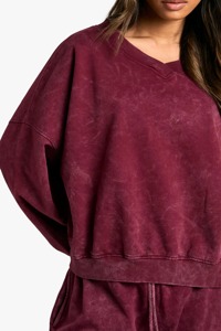 Vente en gros de vêtements pour femmes grandes tailles, vêtements d'hiver pour femmes 2023, pull en molleton vintage, sweat-shirt en coton biologique pour femmes - Product Image 3