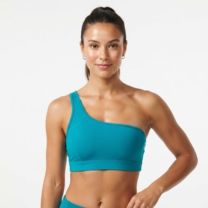 Top Deportivo Personalizado al por Mayor, de un Solo Hombro, Acanalado, para Gimnasio, Entrenamiento, Fitness, Ropa Deportiva - Product Image 5