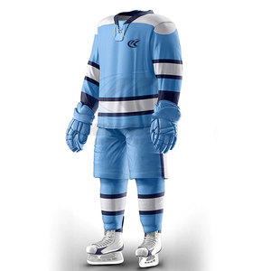 Uniformes de Hockey sobre Hielo Personalizados para Hombre, de Poliéster, Transpirables, de Secado Rápido, para Equipos Profesionales - Product Image 4