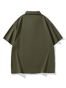 Polo Homme Style Décontracté Tissu Épais Manches Courtes Vintage Confortable Toucher Doux Vente en Gros - Product Image 2