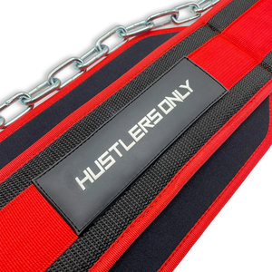 Ceinture de musculation pour powerlifting, ceinture de dips robuste avec chaîne en acier pour l'haltérophilie, les tractions et les dips - Product Image 4