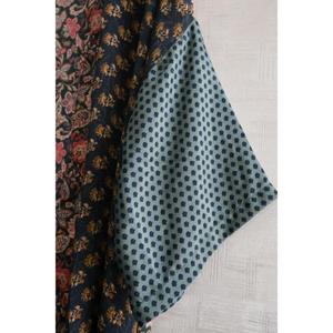 Kimono de Seda India para Mujer, Hecho a Mano, Corto, Estampado, Ropa de Dormir, Bata para Estar en Casa - Product Image 3