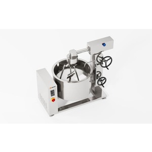 Olla de vapor encamisada de inducción giratoria Amicook 380V/440V de alto rendimiento para verduras, ingredientes a granel y currys - Product Image 5