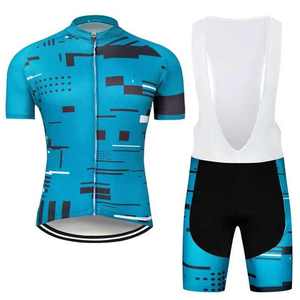 Vêtements de cyclisme personnalisés OEM, respirants, à séchage rapide, en spandex/coton, ensemble maillot et short de vélo, nom d'équipe personnalisé, unisexe, bonne vente - Product Image 1