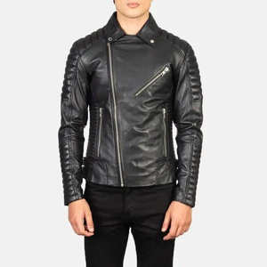 Nouvelle Veste en Cuir de Vachette pour Homme 2026 – Veste en Cuir Véritable Personnalisée avec Fermetures Éclair – Service OEM Disponible - Product Image 4