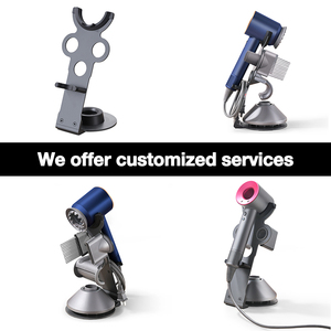 Soporte para secador de pelo de baño de escritorio sin perforaciones compatible con <span class=keywords><strong>Dyson</strong></span> <span class=keywords><strong>Supersonic</strong></span> - Product Image 6