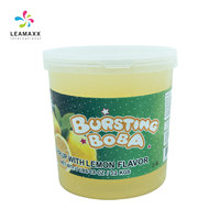 Promo Panas Lemon Bursting Boba Popping Juice Ball Rasa Asam Manis Siap Minum 3.2kg Ekstrak Rumput Laut Leamaxx Bubble Tea 4 Botol/Karton