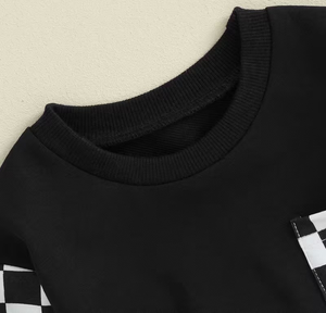 Customized Brand Baby Casual Print Color-Block Zip-<b>Up</b> Hooded Jersey Sweatshirt Joggers 100% Cotton ODM Autumn Winter Knitted - Product Image 4