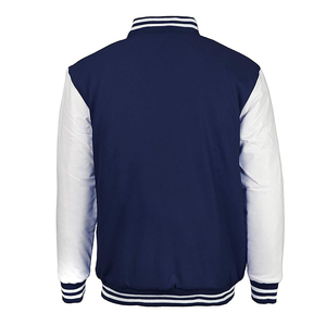 PIHA SPORTS Men's Winter Baseball Letterman School College Bomber Varsity Jacket <b>Black</b> Quick Dry & Windproof - Product Image 6