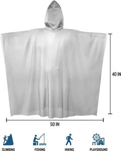 Waterproof Lightweight Nylon Outdoor Tour <b>for</b> <b>for</b> Daily Rain Protection-Foldable & Durable - Product Image 5