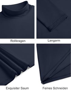 Prix direct usine – Pull col roulé slim fit à manches longues pour homme, idéal pour l'hiver et les tenues décontractées - Product Image 2