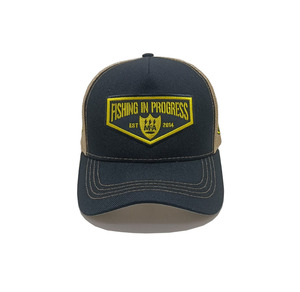 Unisex Mesh Back Trucker Cap with Embroidered Logo Adjustable Snapback Outdoor Casual Hat for Spring Summer Daily Wear Style - Product Image 1