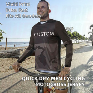Vêtements de sport d'été personnalisés unisexes pour adultes, vêtements de cyclisme à séchage rapide et respirants, maillot de motocross, maillot de descente en VTT DH - Product Image 6