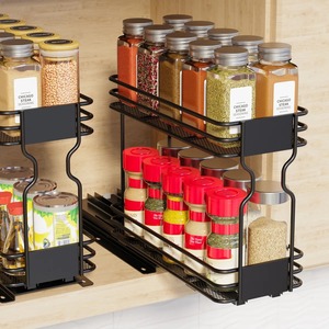 Multi Purpose Pull Out Basket Spice Rack Ideal for Home Organization and <b>Kitchen</b> <b>Accessories</b> Condiment storage From India - Product Image 4