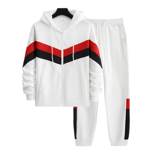 Conjunto Deportivo para Hombre, Sudadera con Capucha, Pantalones Deportivos, Transpirable, de Secado Rápido, 100% Poliéster, Ligero - Product Image 1
